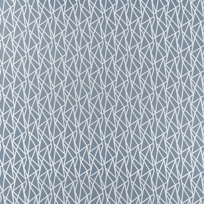 Clarke And Clarke Fabric Geomo Twilight Fabric POLYESTER - 75%;COTTON - 25% India </p><p>Repeat: H: 13.5, V: 6.7 54 - My Fabric Connection -