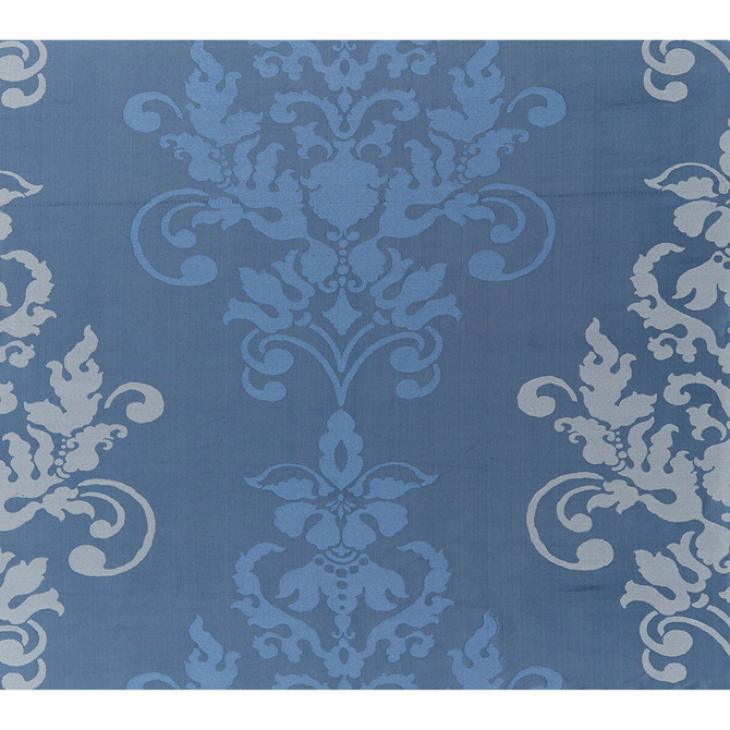 Brunschwig & Fils Fabric Palazzo Twilight Blue Fabric SILK - 100% Thailand </p><p>Repeat: H: 28.8, V: 26.8 54 - My Fabric Connection -