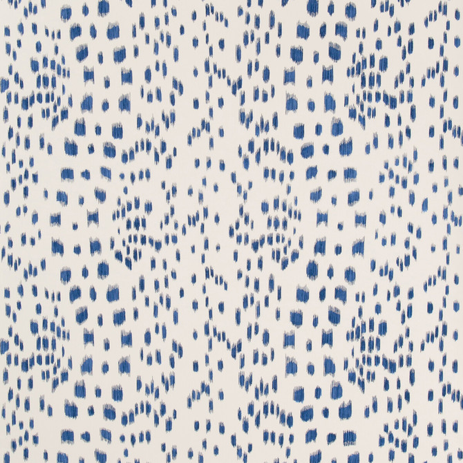 Brunschwig & Fils Wallcovering Les Touches Blue Wallcovering PAPER - 100% United States </p><p>Repeat: H: 24, V: 27 24 - My Fabric Connection -