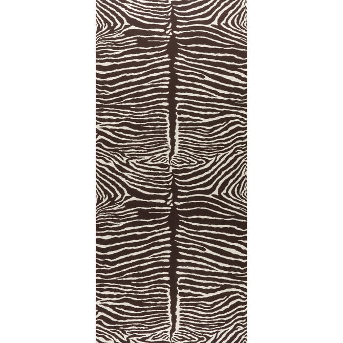 Brunschwig & Fils Wallcovering Le Zebre Brown Wallcovering PAPER - 100% United States </p><p>Repeat: H: 24, V: 27 24 - My Fabric Connection -