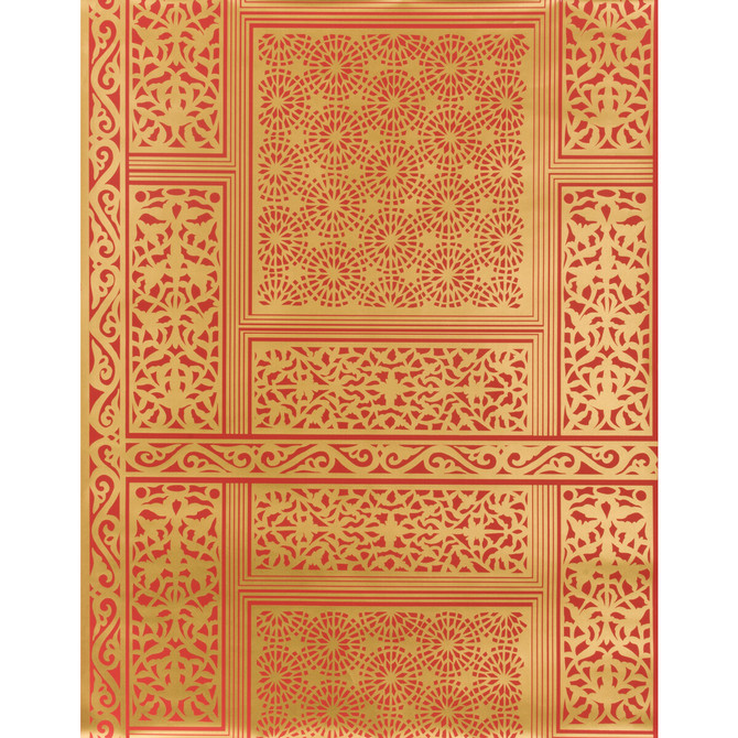 Brunschwig & Fils Wallcovering Bombay Grenadine Wallcovering PAPER - 100% United States </p><p>Repeat: H: 27, V: 28 27 - My Fabric Connection -