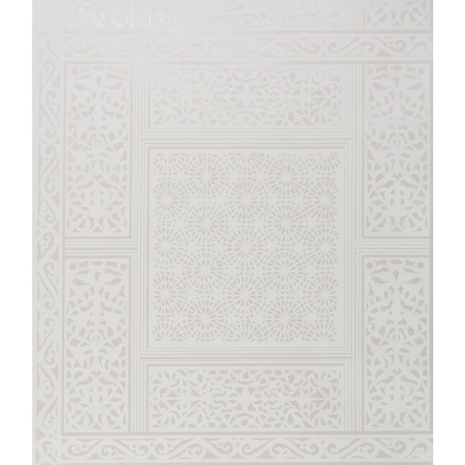 Brunschwig & Fils Wallcovering Bombay Pearl Wallcovering PAPER - 100% United States </p><p>Repeat: H: 27, V: 28 27 - My Fabric Connection -