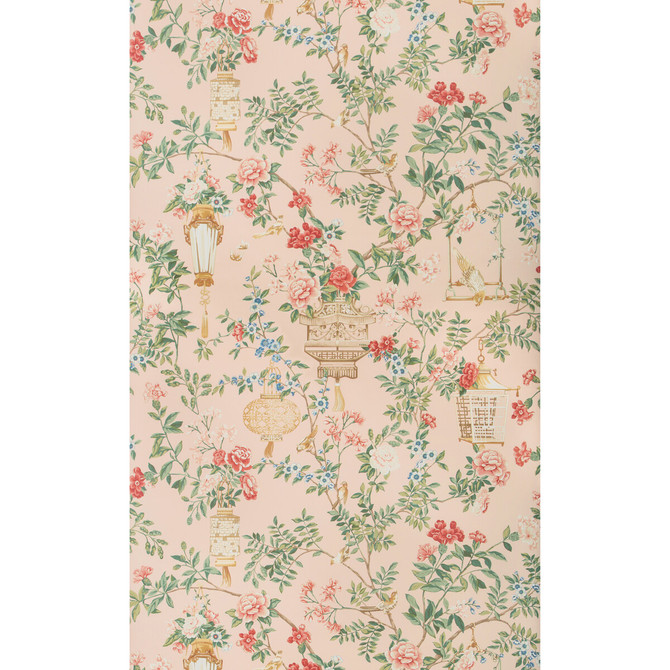 Brunschwig & Fils Wallcovering Jardin Fleuri Petal Wallcovering CELLULOSE - 62%;BINDER - 16%;POLYESTER - 14%;MINERAL FILLERS - 8% Italy </p><p>Repeat: H: 53.54, V: 56.69 53.54 - My Fabric Connection -
