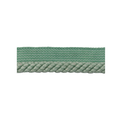 Brunschwig & Fils Trim Coeur Cable-S Jade Trim COTTON - 60%;VISCOSE - 40% France </p><p>Repeat: H: , V: 0.38 - My Fabric Connection -