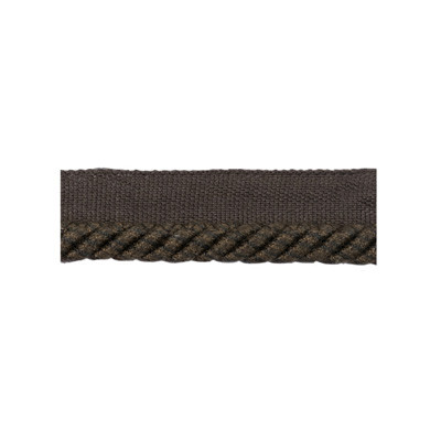 Brunschwig & Fils Trim Coeur Cable-S Charcoal Trim COTTON - 60%;VISCOSE - 40% France </p><p>Repeat: H: , V: 0.38 - My Fabric Connection -