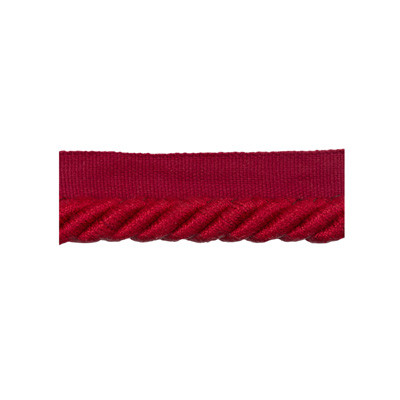 Brunschwig & Fils Trim Coeur Cable-L Rouge Trim COTTON - 60%;VISCOSE - 40% France </p><p>Repeat: H: , V: 1 - My Fabric Connection -