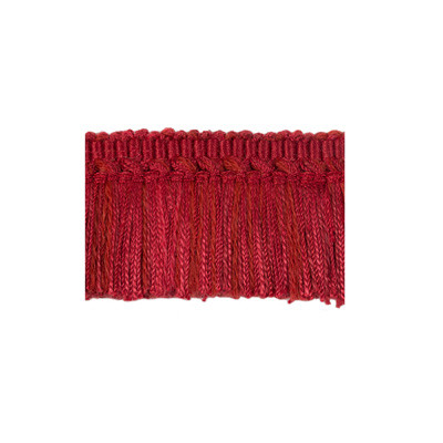 Brunschwig & Fils Trim Coeur Brush Ruby Trim VISCOSE - 100% France </p><p>Repeat: H: , V: 2 - My Fabric Connection -