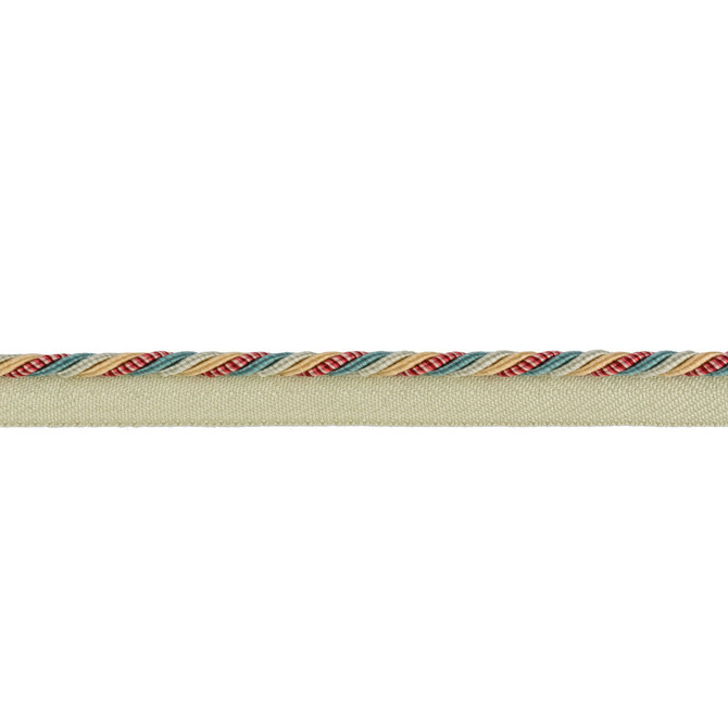 Brunschwig & Fils Trim Soie Cord Petite Blue Multi Trim COTTON - 49%;POLYESTER - 26%;SILK - 25% China </p><p>Repeat: H: , V: 0.5 - My Fabric Connection -