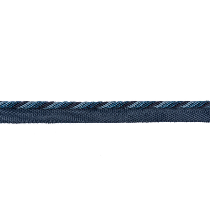 Brunschwig & Fils Trim Soie Cord Petite Sapphire Trim COTTON - 49%;POLYESTER - 26%;SILK - 25% China </p><p>Repeat: H: , V: 0.5 - My Fabric Connection -