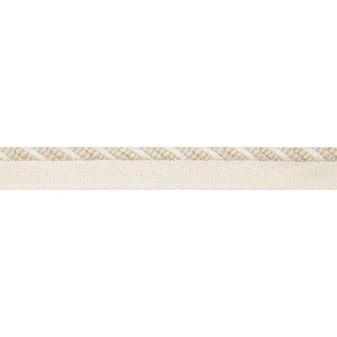 Brunschwig & Fils Trim Carimar Cord Sand Trim POLYOLEFIN - 99%;NYLON - 1% United Kingdom </p><p>Repeat: H: 0, V: 0.75 0.16 - My Fabric Connection -