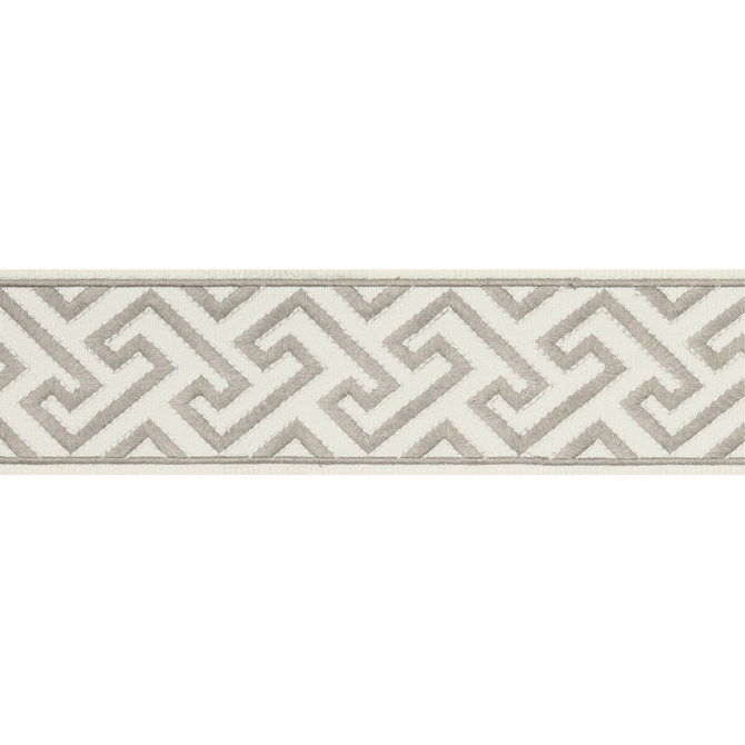 Brunschwig & Fils Trim Sanchi Tape Oyster Trim POLYESTER - 100% India </p><p>Repeat: H: 2.37, V: 1.77 2.37 - My Fabric Connection -