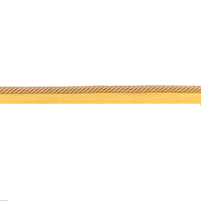 Brunschwig & Fils Trim Barodet Cord Yellow Trim COTTON - 60%;VISCOSE - 40% France </p><p>Repeat: H: 0, V: 0 0.32 - My Fabric Connection -