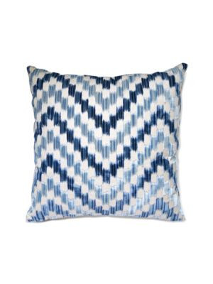 Scalamandre Pillows Ankara Pillow 22 X 22 - Pacific SCANKAPILL0003 20% VISCOSE, 49% RAYON / 31% COTTON / Horizontal: and Vertical: 0 - My Fabric Connection -