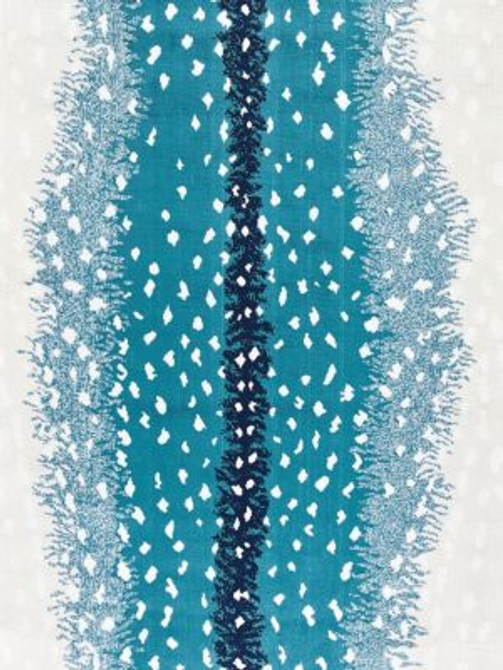 Scalamandre Fabric Antelope Peacock ALBOHE0005 ANTELOPE 76% VISCOSE 24% ACRYLIC BELGIUM MEDIUM DUTY Horizontal: 37.5" and Vertical: 27" 55 - My Fabric Connection -