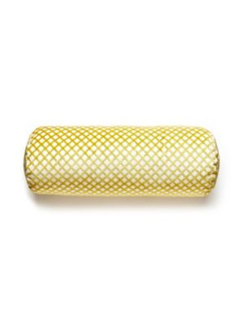 Scalamandre Pillows Pomfret Pillow 21 X 7 - Chartreuse SCBPOMFPILL0020 BOTANICA 53% COTTON 47% VISCOSE MEDIUM DUTY Horizontal: 1" and Vertical: 1" 0 - My Fabric Connection -