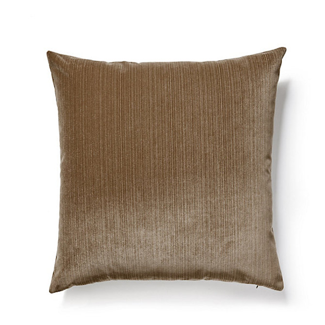 The House of Scalamandre
 Pillow Strie Velvet Pillow/Sable Vw 0002Striepill 93% POLYESTER 7% RAYON USA Horizontal: and Vertical: - My Fabric Connection -