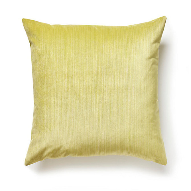 Scalamandre Pillow Strie Velvet Pillow/Chartreuse Pillow USA </p><p>Repeat: H: , V: - My Fabric Connection -