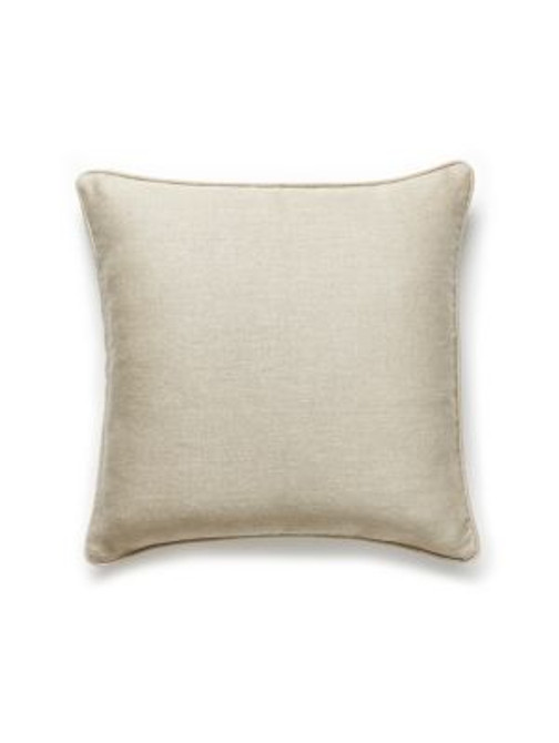 Scalamandre Pillows Toscana Linen Pillow 22 X 22 - Flax SCTOSCPILL0004 MODERN LUXURY 100% LINEN U.S.A. Horizontal: and Vertical: 0 - My Fabric Connection -