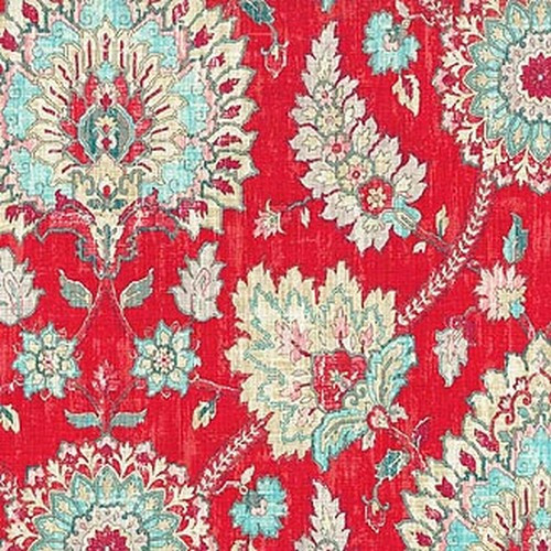 Wavery Fabric Clifton Hall Strawberry 5 6/8 Yards