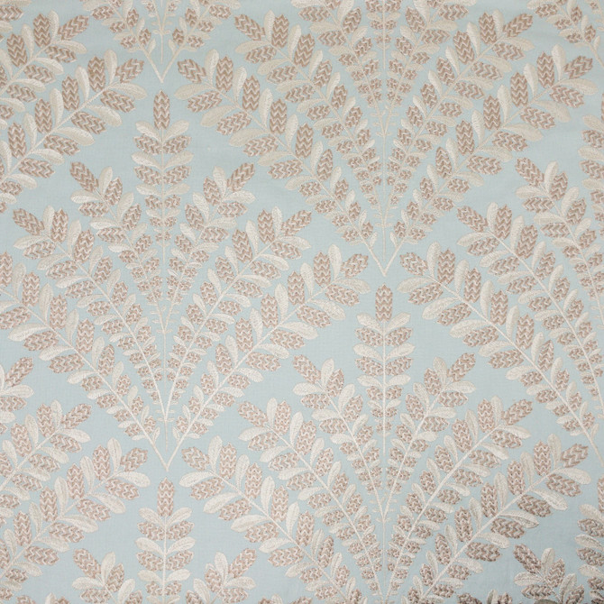 Stout Fabric Audubon 4 Glacier RAINBOW LIBRARY BREEZE/AEGEAN 53%COT 41%SVI 6%POL %BEMB INDIA Horizontal: 17.000 and Vertical: 15.000 51 in - My Fabric Connection -