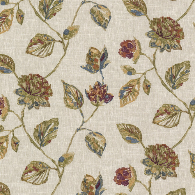 Stout Fabric Behold 4 Autumn Fabric 58%COT 42%POL INDIA CATB 117-2013 </p><p>Repeat: H: 25.250, V: 12.250 50.5 in - My Fabric Connection -
