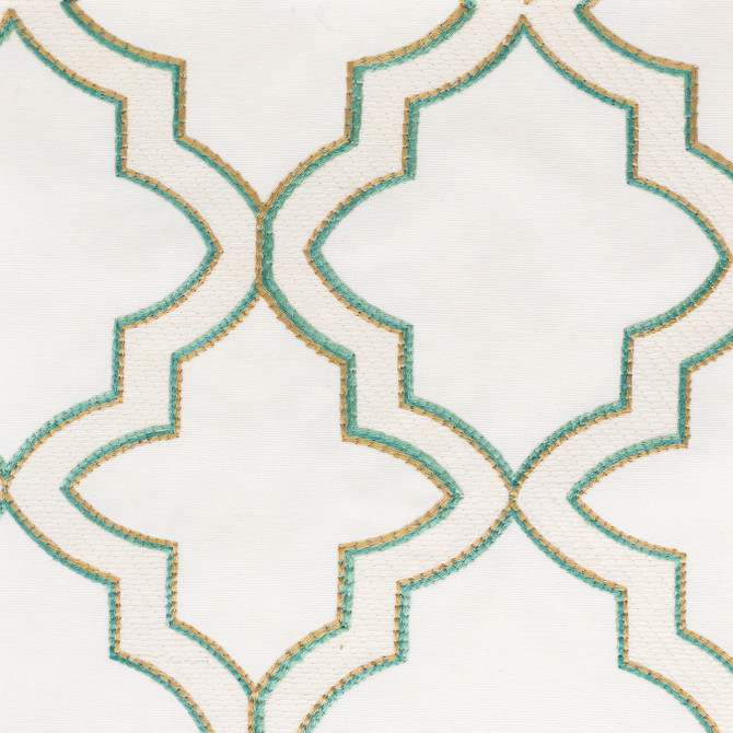 Stout Fabric Kovac 2 Seafoam Fabric 100%COT %VEMB INDIA </p><p>Repeat: H: 5.375, V: 4.875 52 in - My Fabric Connection -