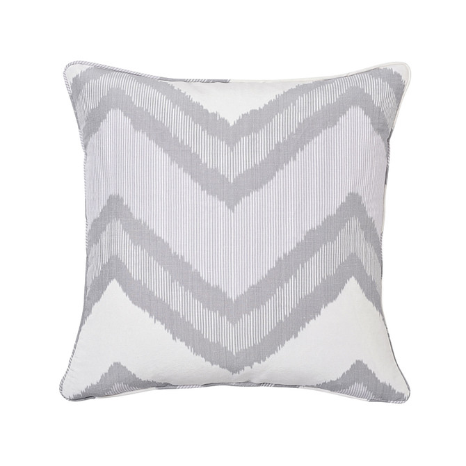 Schumacher Pillow Chevron Ikat 20" Lilac Pillow IKAT COLLECTION 80% LINEN, 20% POLYESTER 20 - My Fabric Connection -