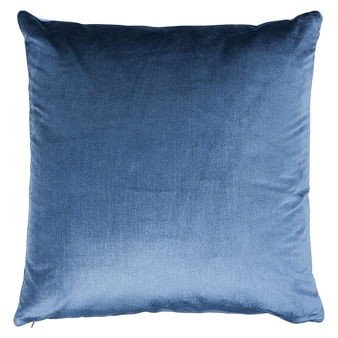 Schumacher Pillow Venetian Silk Velvet 22" Cadet Pillow PERFECT BASICS: VENETIAN SILK VELVET 51% Silk, 49% Cotton 22 - My Fabric Connection -