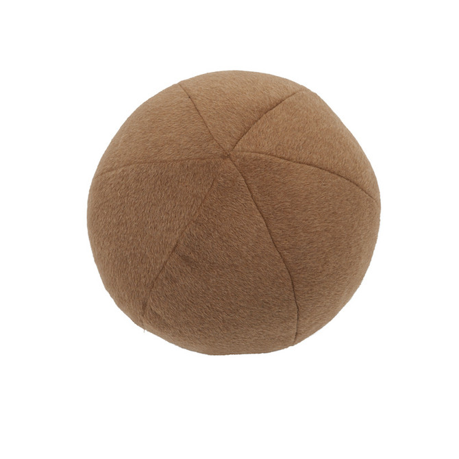 Schumacher Pillow Dixon Mohair Sphere Vicuna Pillow Luxe Lodge 45% Virgin Wool, 40% Mohair Wool 12 - My Fabric Connection -