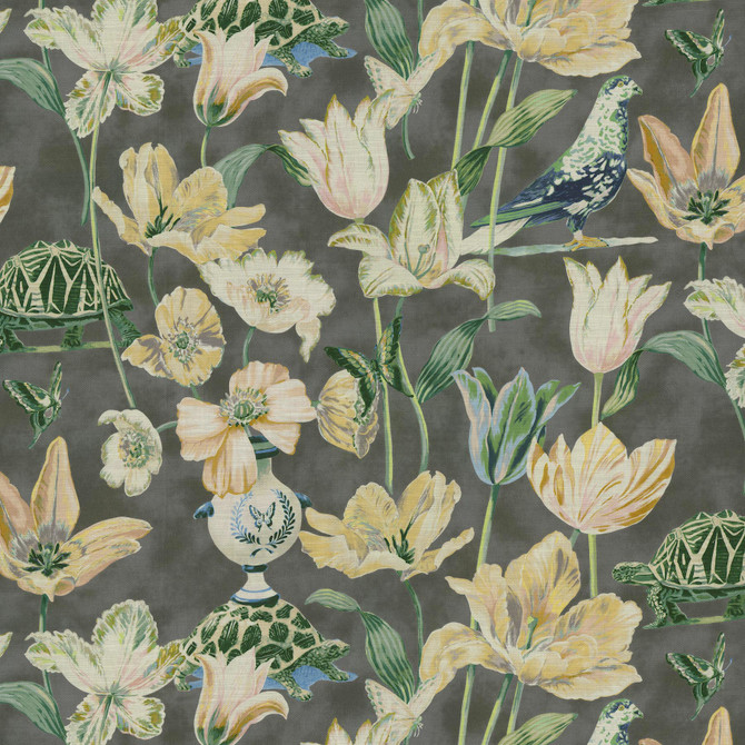 Harrison Howard Fabric Enchanted Garden Cloud 150052 - 100% Cotton PERU 12000 Horizontal: 27 and Vertical: 25.25 54 - My Fabric Connection -