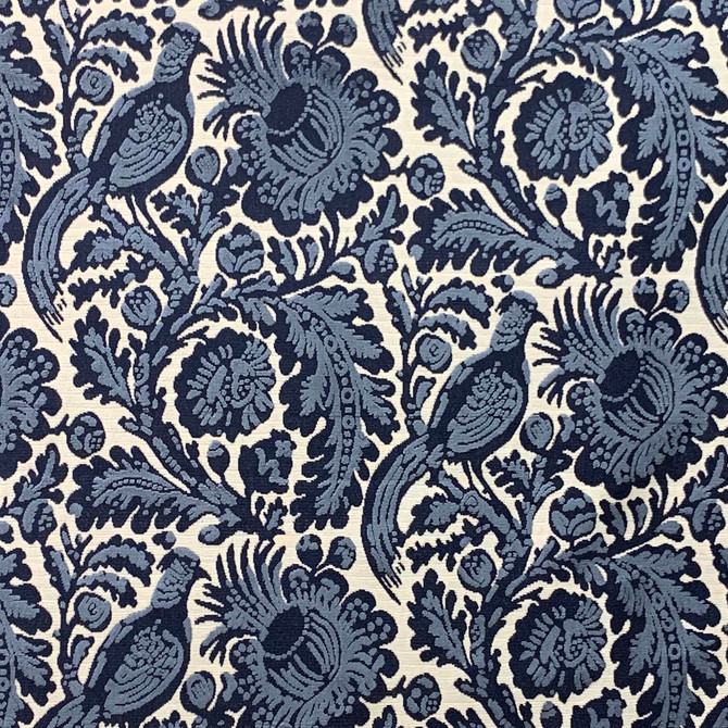 Magnolia Fabric Lisette Wedgewood - 67% Vis, 33% Poly India 20000 Horizontal: 28.5 and Vertical: 21.5 54 - My Fabric Connection -