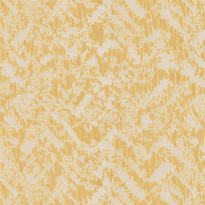 Maxwell Fabric Bronte # 942 Canary REGENCY 100% Polyester INDIA V - 13.7" H - 13.7" 55" - My Fabric Connection -