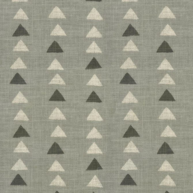 PKL Studio Fabric Nomadic Triangle Sterling 408457 75% cotton, 25% linen Pakistan 30000 Horizontal: 13.5 and Vertical: 12.6 54 - My Fabric Connection -