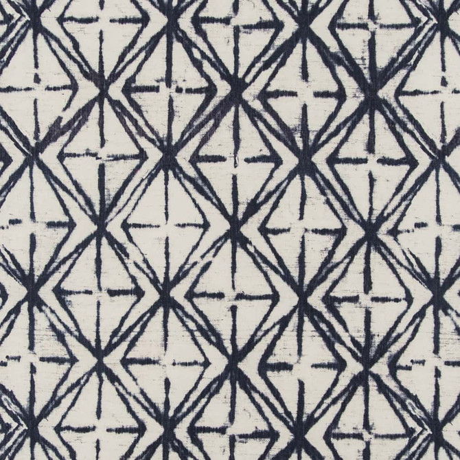 Charlotte Fabric CB900-76 Shades of Navy 100% Cotton India Exceeds 30,000 Wyzenbeek Rubs </p><p>Repeat: Horizontal 27" x Vertical 27" 54 Inches - My Fabric Connection -