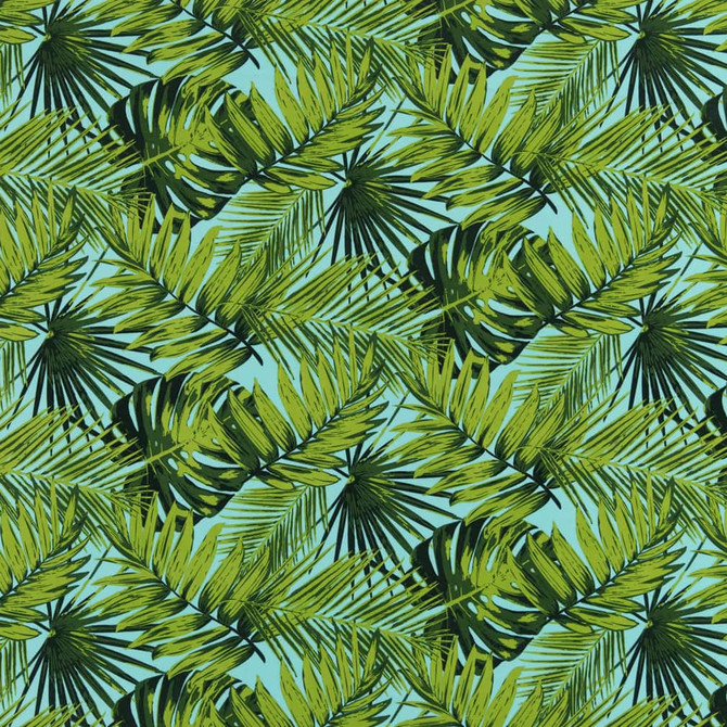 Charlotte Fabric D2765 Palm Patio Prints II 100% Spun Polyester Asia Exceeds 60,000 Wyzenbeek Rubs </p><p>Repeat: Horizontal 25" x Vertical 12.5" 54 Inches - My Fabric Connection -