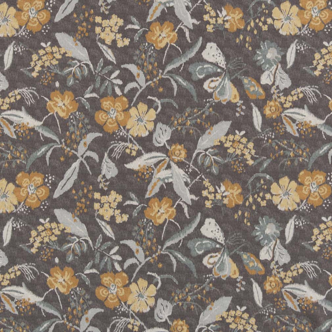 Charlotte Fabric D2915 Charcoal Crypton Prints 100% Polyester Asia Exceeds 60,000 Wyzenbeek Rubs </p><p>Repeat: Horizontal 27" x Vertical 16.75" 54 Inches - My Fabric Connection -
