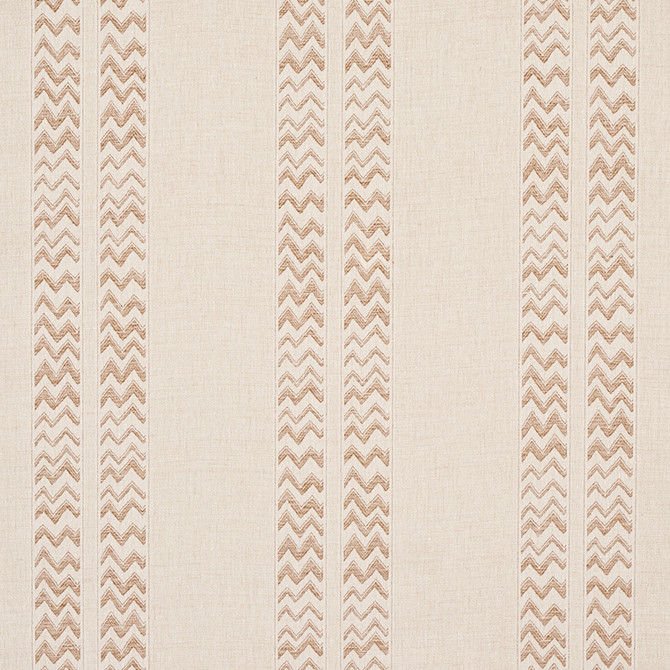 Schumacher Fabric Kudu Stripe Sand 69972 Fabric LINEN 100% ITALY </p><p>Repeat: H: HORZ. 27 1/2" (70CM), V: VERT. 13 2/3" (35CM) 0 - My Fabric Connection -