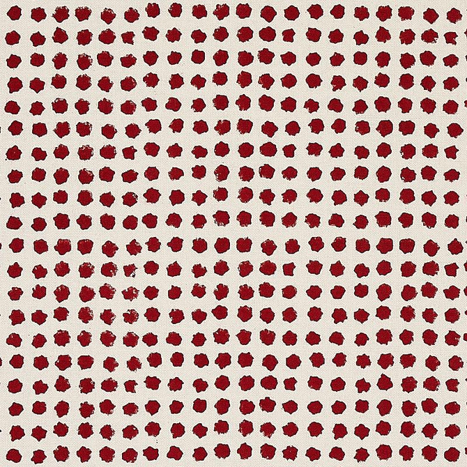 Schumacher Fabric Seed Hand Block Print Iron 179772 Molly Mahon - My Fabric Connection -