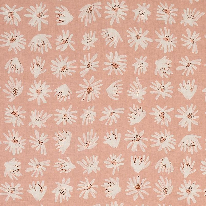 Schumacher Fabric Meadow Rock Blush 179722 Caroline Z Hurley 13.5" - My Fabric Connection -