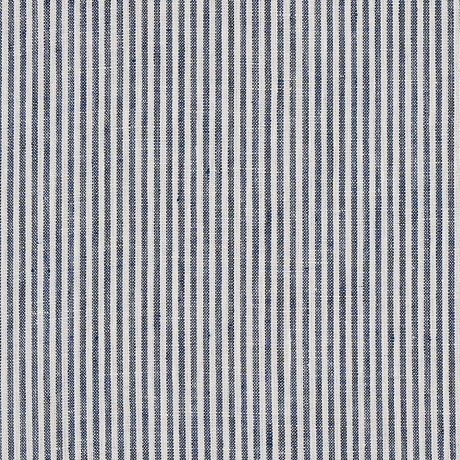 Schumacher Fabric Wesley Ticking Stripe Indigo 65987 Fabric LINEN 100% UNITED STATES OF AMERICA </p><p>Repeat: H: HORZ. 1/4" (1CM), V: 0 54 - My Fabric Connection -