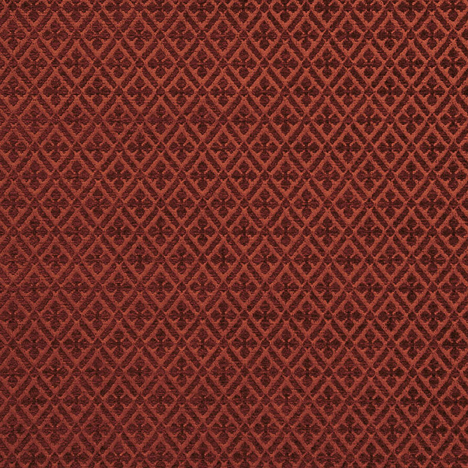 Schumacher Fabric Whittington Chenille Poppy 43451 Fabric COTTON 100% BELGIUM </p><p>Repeat: H: HORZ. 1 1/8" (3CM) , V: VERT. 1 1/2" (4CM) 54 - My Fabric Connection -