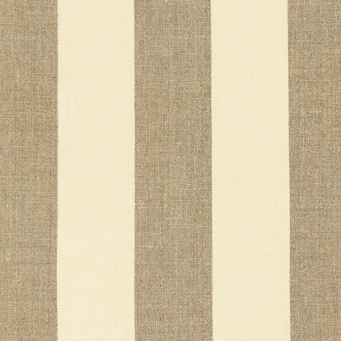 Schumacher Fabric Kerry Linen Stripe Natural 62050 Fabric LINEN 100% BELGIUM </p><p>Repeat: H: HORZ. 5 3/4" (15CM) , V: 52 - My Fabric Connection -