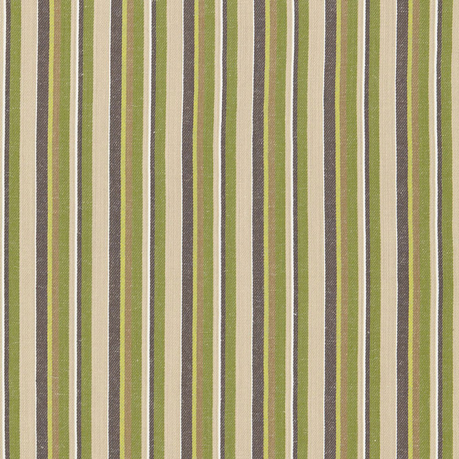 Schumacher Fabric Kiawah Stripe Vert 66031 Fabric COTTON 58% INDIA </p><p>Repeat: H: HORZ. 4 1/8" (10CM) , V: 53.25 - My Fabric Connection -