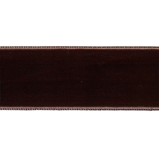 Schumacher Fabric Velvet Tape Wide Truffle 80969 Fabric POLYAMIDE 100% FRANCE </p><p>Repeat: H: 0, V: 0 1.5 - My Fabric Connection -