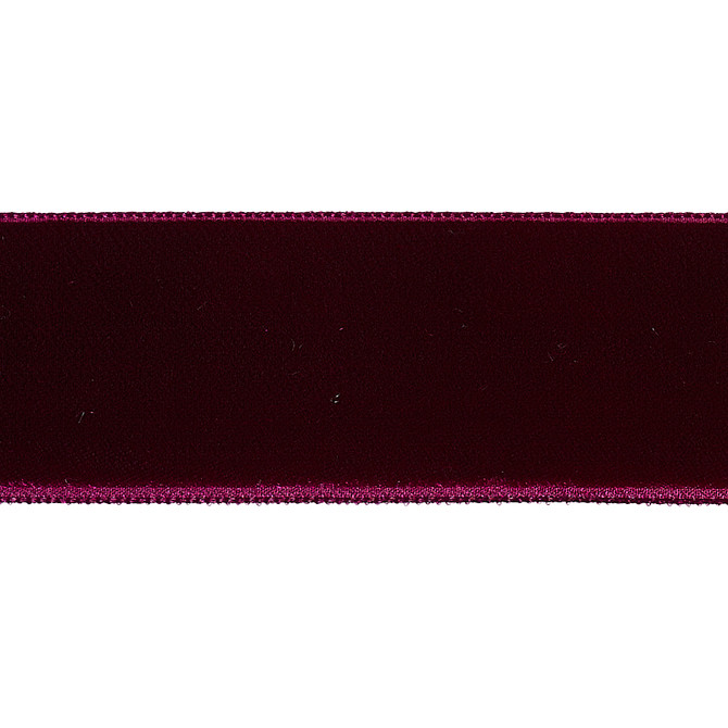 Schumacher Fabric Velvet Tape Wide Aubergine 80968 Fabric POLYAMIDE 100% FRANCE </p><p>Repeat: H: 0, V: 0 1.5 - My Fabric Connection -