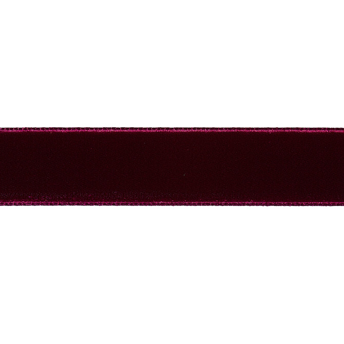 Schumacher Fabric Velvet Tape Medium Aubergine 80948 Fabric POLYAMIDE 100% FRANCE </p><p>Repeat: H: 0, V: 0 0.75 - My Fabric Connection -