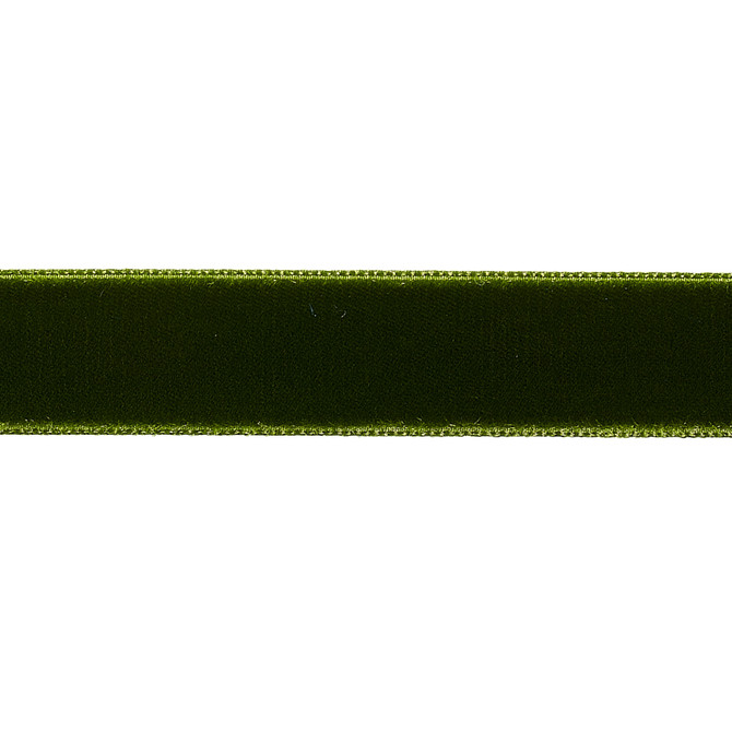Schumacher Fabric Velvet Tape Medium Moss 80945 Fabric POLYAMIDE 100% FRANCE </p><p>Repeat: H: 0, V: 0 0.75 - My Fabric Connection -