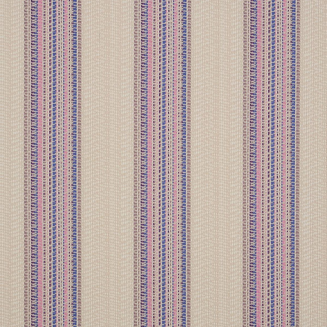 Schumacher Fabric Bendita Stripe Indoor/Outdoor Lilac 79154 Indoor/Outdoor Recolors 6.75" - My Fabric Connection -