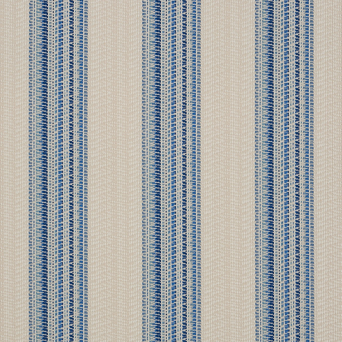 Schumacher Fabric Bendita Stripe Indoor/Outdoor Blue 79153 Fabric ACRYLIC 100% FRANCE </p><p>Repeat: H: HORZ. 6 3/4" (17CM), V: 54" (137CM) - My Fabric Connection -