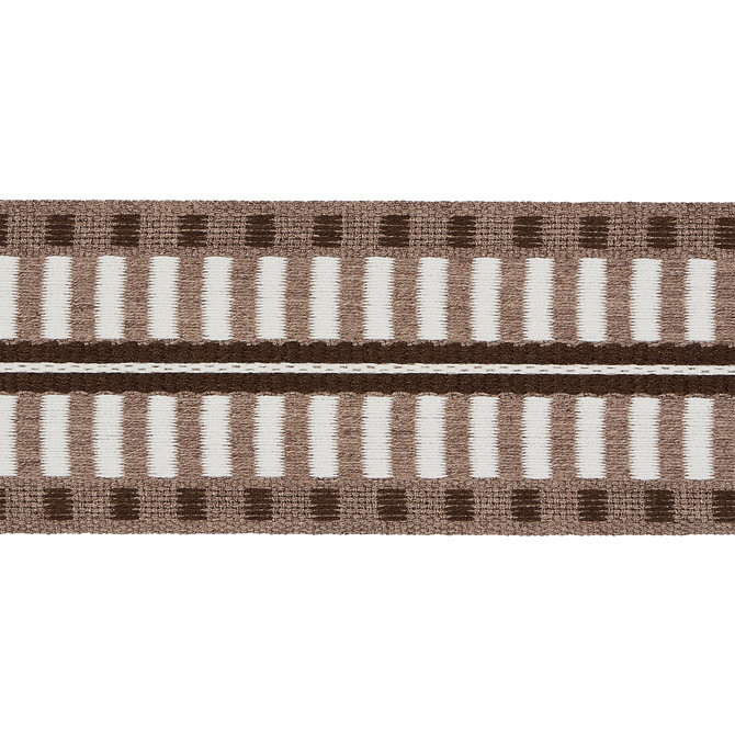 Schumacher Fabric Jacobsen Tape Indoor/Outdoor Neutral 73633 Fabric POLYACRYLIC 100% GERMANY </p><p>Repeat: H: HORZ. 1/2" (1CM), V: 2 1/2" (6CM) - My Fabric Connection -